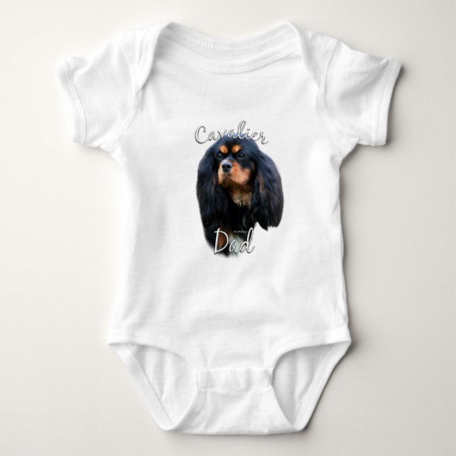 Body Para Bebé Cavalier King Charles Spaniel Dad 2 (Anverso)