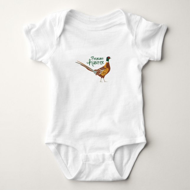 Body Para Bebé Cazador de faisanes (Anverso)