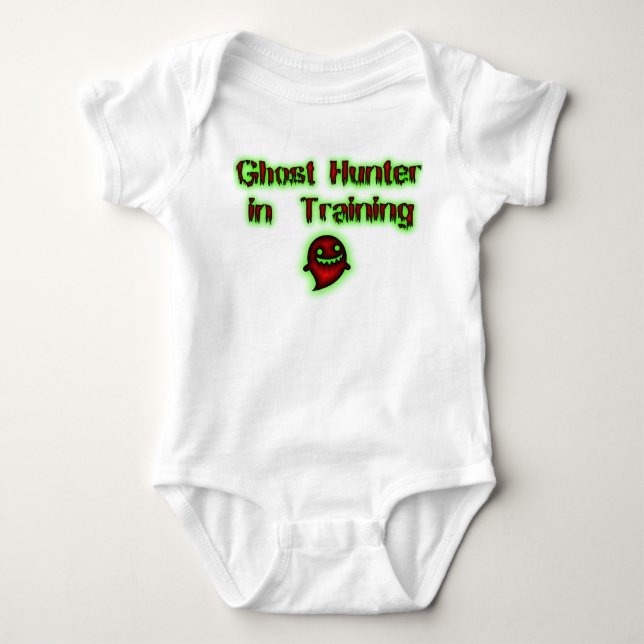 Body Para Bebé Cazador del fantasma en enredadera del niño del (Anverso)