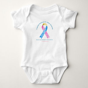 Body Para Bebé (CDHAR-01) CDH Awareness Ribbon Baby Bodysuit