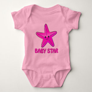 Body Para Bebé Cebolla Estrella Infantil Pink Creeper