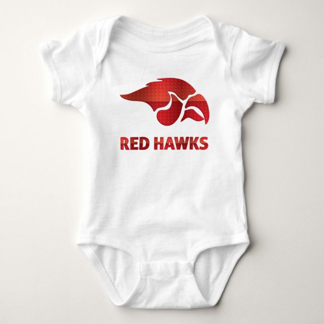 Body Para Bebé Cedar Springs Red Hawks #5 (Anverso)