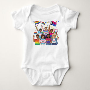 Body Para Bebé Celebración del Orgullo LGBTQ+: Diseño inclusivo