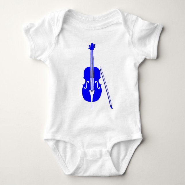 Body Para Bebé Cello - Azul (Anverso)