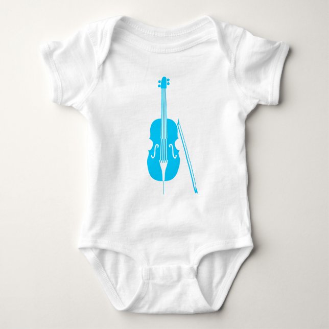 Body Para Bebé Cello - Azul cielo (Anverso)