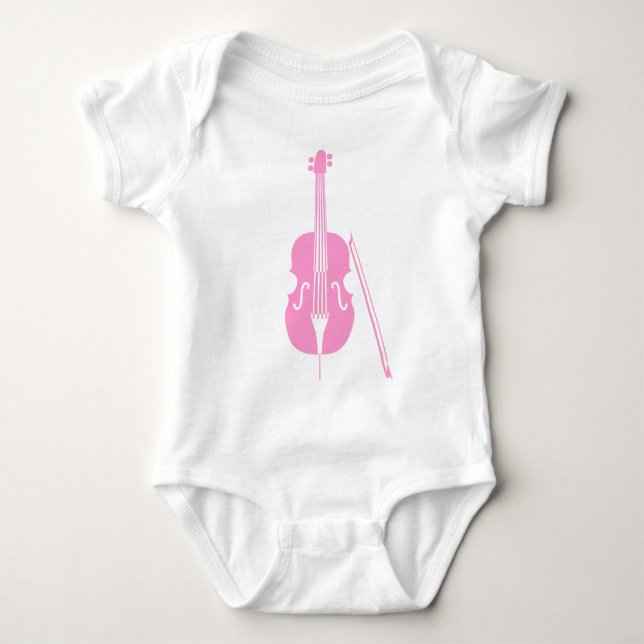Body Para Bebé Cello - Rosa (Anverso)
