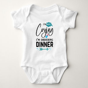 Body Para Bebé Cena divertida de unisex llorando a bebé