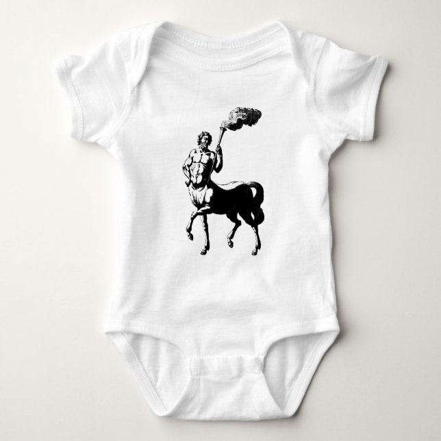 Body Para Bebé Centaur sostiene antorcha (Anverso)