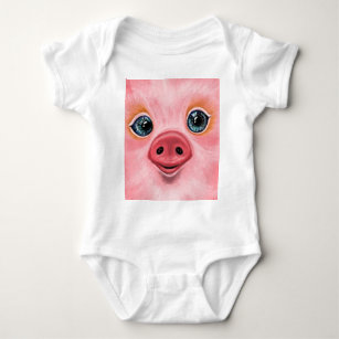 Body Para Bebé Cerdito Baby Bodysuit - Sonrisa