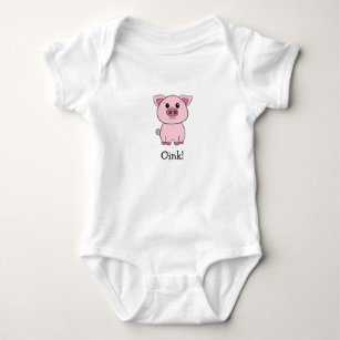 Body Para Bebé ¡Cerdo Amable Kawaii Oink!