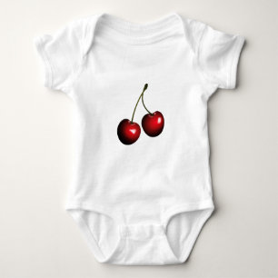Body Para Bebé Cerezas dulces rojas