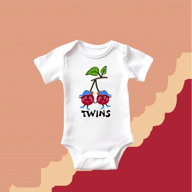 Body Para Bebé Cerezas gemelas (Subido por el creador)