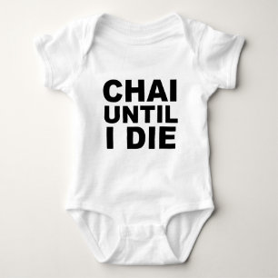 Body Para Bebé CHAI HASTA QUE MORÍ Tea Shirt Gorra Mousepad