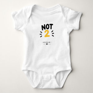 Body Para Bebé Chaleco a juego para trillizos – NO 2