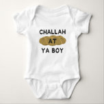 Body Para Bebé Challah De Ya Boy Judío<br><div class="desc">Este lindo bebé,  una pieza es un gran regalo de Hanukkah o perfecto para llevar a los eventos judíos!</div>
