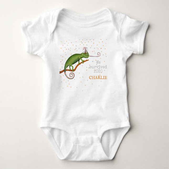 Body Para Bebé Chameleon (Anverso)