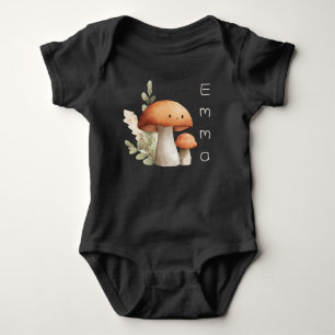 Body Para Bebé champiñones personalizados kawaii