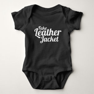 Body Para Bebé Chaqueta de cuero falsa - ropa del bebé