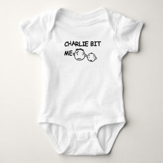 Body Para Bebé CHARLIE ME MORDIÓ friki nerdy divertido de youtube