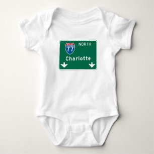Body Para Bebé Charlotte, señal de tráfico del NC