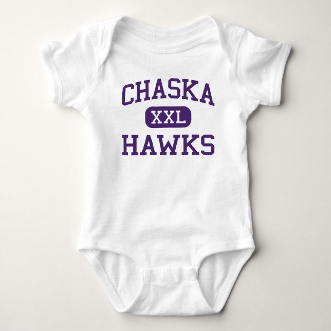 Body Para Bebé Chaska - halcones - High School secundaria - (Anverso)