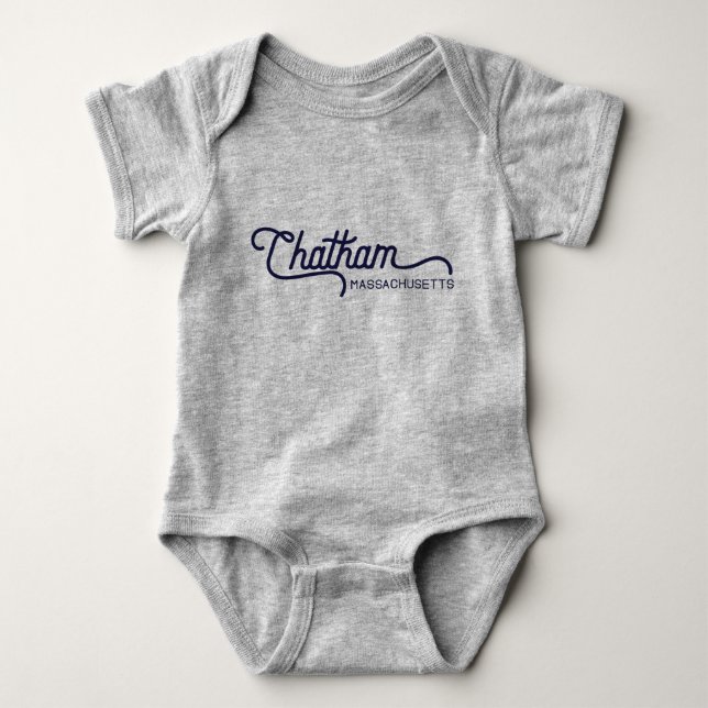 Body Para Bebé Chatham Massachusetts Baby Bodysuit (Anverso)