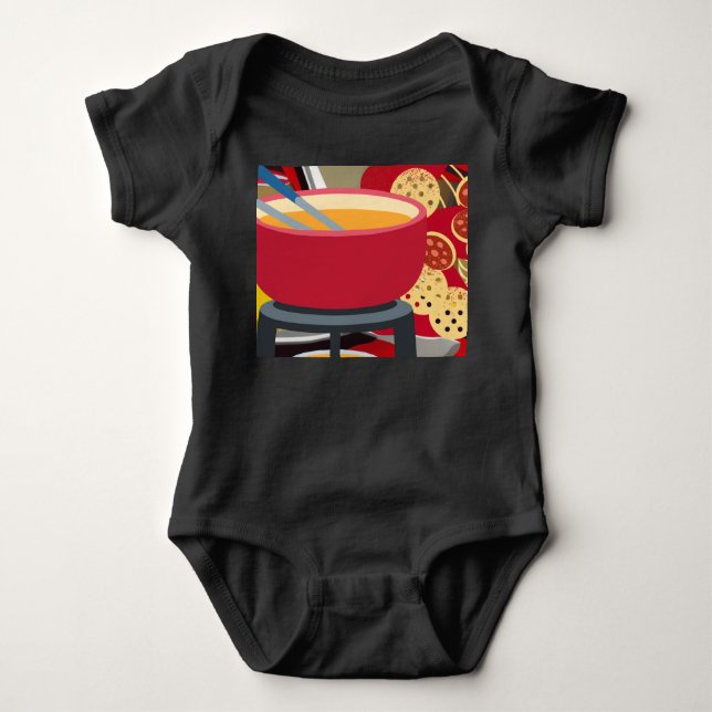 Body Para Bebé Cheese Fondue (Anverso)