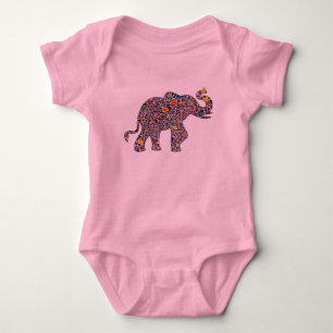 Body Para Bebé Cheetah Elephant