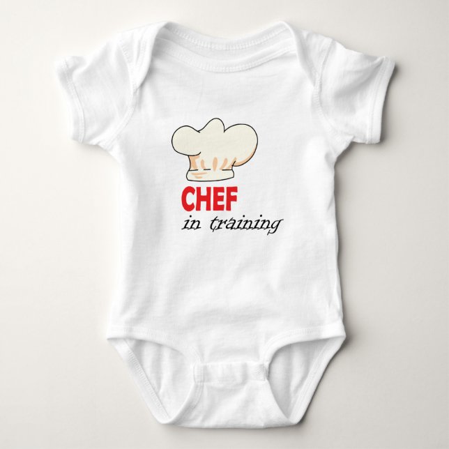 Body Para Bebé Chef En Formación (Anverso)