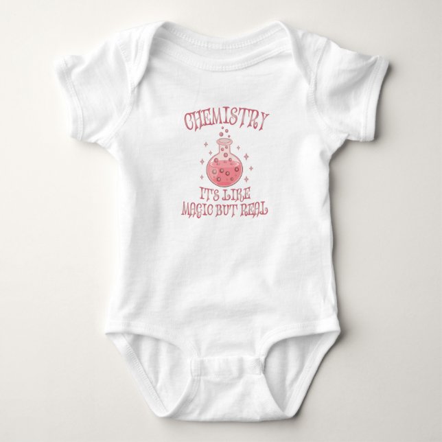 Body Para Bebé Chemistry - It's Like Magic But Real Funny Science (Anverso)