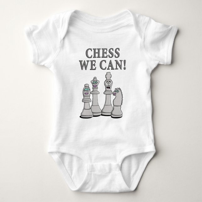 Body Para Bebé Chess we can (Anverso)