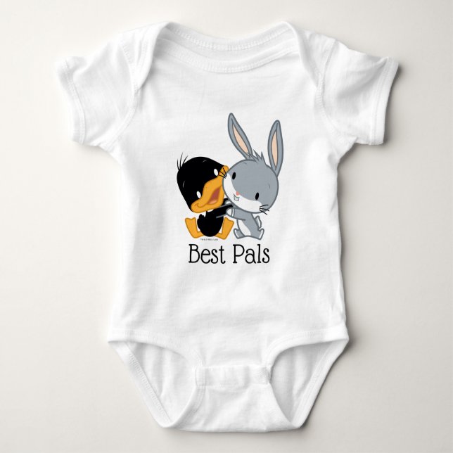 Body Para Bebé Chibi DAFFY DUCK™ & BUGS BUNNY™ (Anverso)