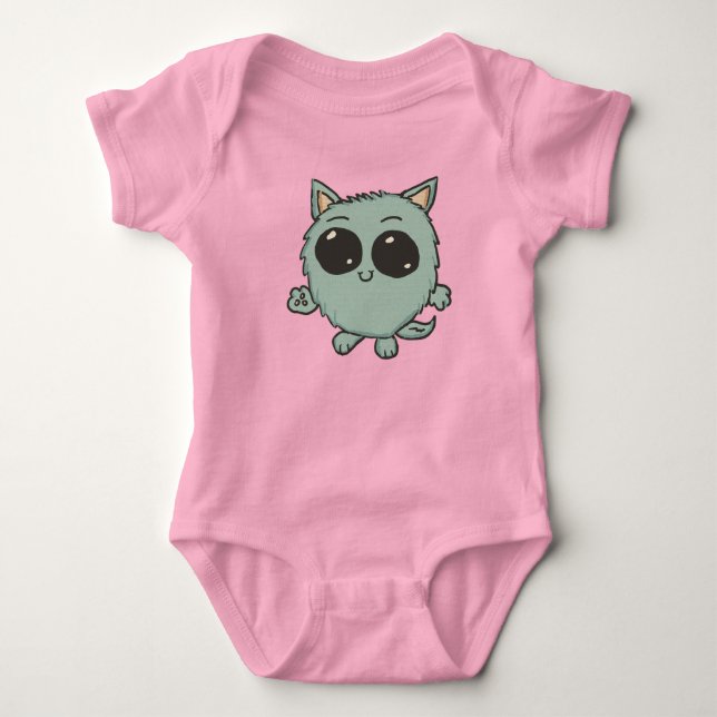 Body Para Bebé Chibi Kitty (Anverso)