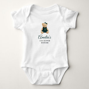 Body Para Bebé Chic Luxuoso Oso de Peluche Baby Shower