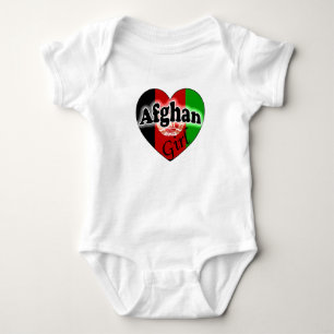 Body Para Bebé Chica afgano T Shirt