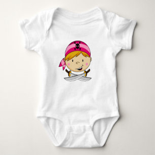 Body Para Bebé Chica Bandana Pirate Tee