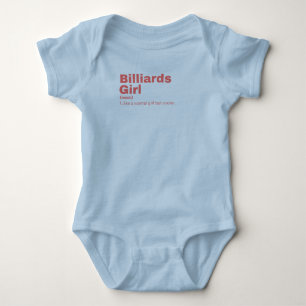 Body Para Bebé Chica Billiards - Billiards