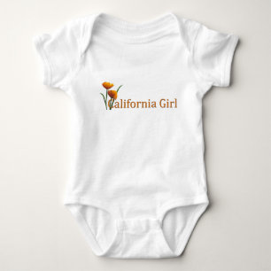 Body Para Bebé Chica californiano espía a un niño
