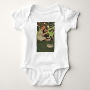 Body Para Bebé Chica con gatito