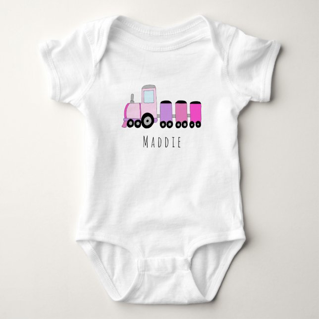 Body Para Bebé Chica con nombre (Anverso)