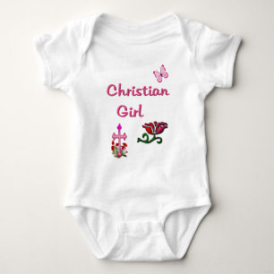 Body Para Bebé Chica cristiana 
