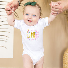 Body Para Bebé Chica Cute Magical Unicornio 1er cumpleaños