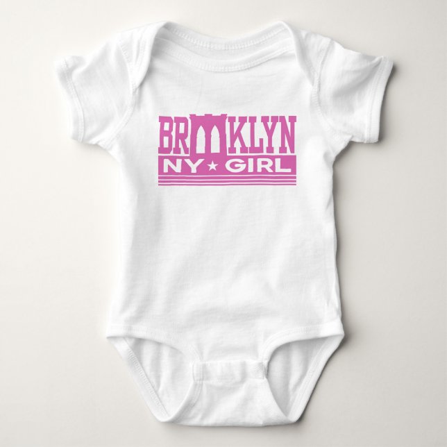 Body Para Bebé Chica de Brooklyn Baby T-Shirt (Anverso)