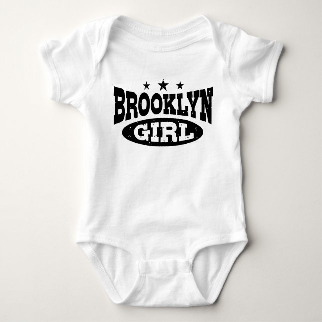 Body Para Bebé Chica de Brooklyn Baby T-Shirt (Anverso)