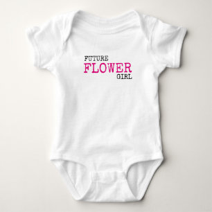 Body Para Bebé Chica de flores futuras Boda Baby Bodysuit