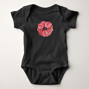 Body Para Bebé Chica de flores traje de bebé rosa