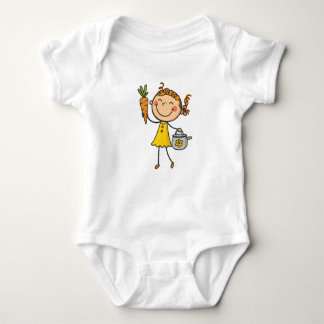 Body Para Bebé Chica de jardinería personalizado Niños Shirt