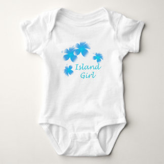Body Para Bebé Chica de la Isla de Hawái Infantes de Aqua Tropica