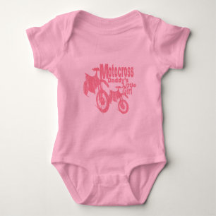Body Para Bebé Chica de Motocross Daddy