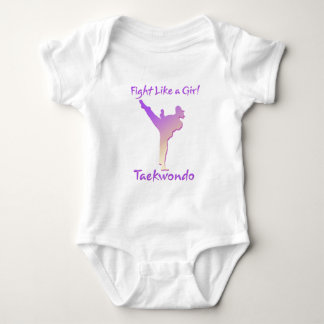 Body Para Bebé Chica de Taekwondo